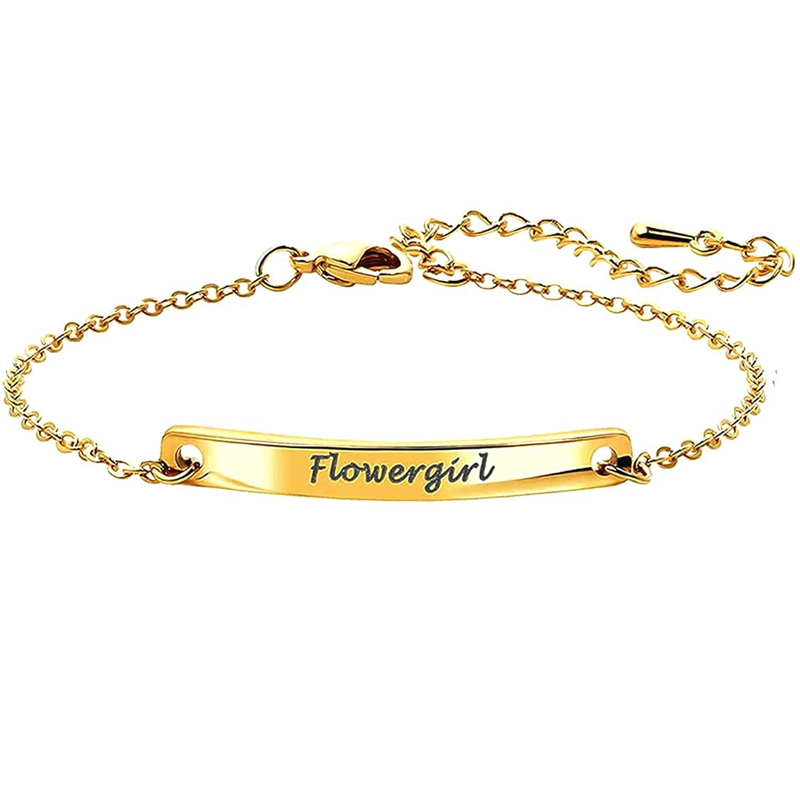Delicate Coordinate Bracelet Mother's Day Personalized Engraved with Name Bridesmaid Girlfriend Best Friend Birthday Gift for Women
