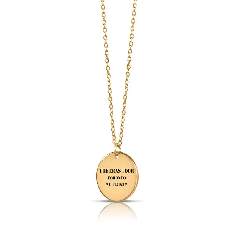 Eras Tour Necklace, Gift for Her, Birthday, Friend, Daughter, Girlfriend, Merch TS, Tortured Poets Department, Christmas, Eras Tour Jewelry